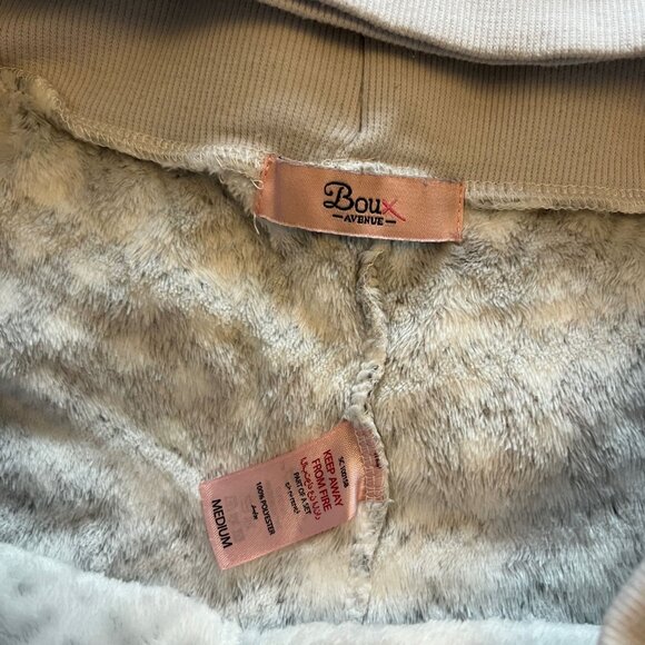 Boux Avenue Cozy Fleece Short and Crewneck Sweater Sleepwear Lounge Set Coord - Picture 9 of 9